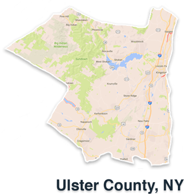 Ulster County, NY map